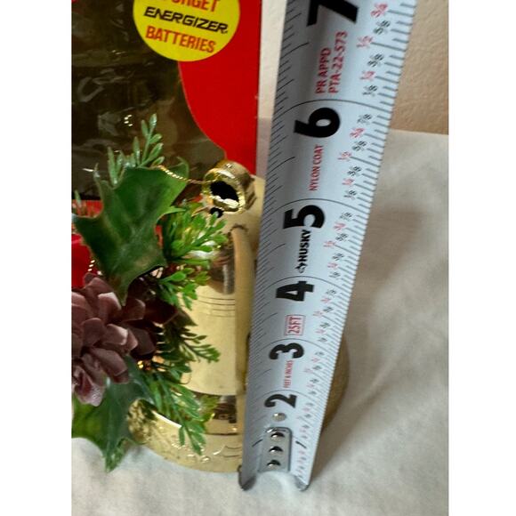 Vintage Joy Brite Gold Musical Christmas Bell Ornament Battery Operated - Picture 6 of 7